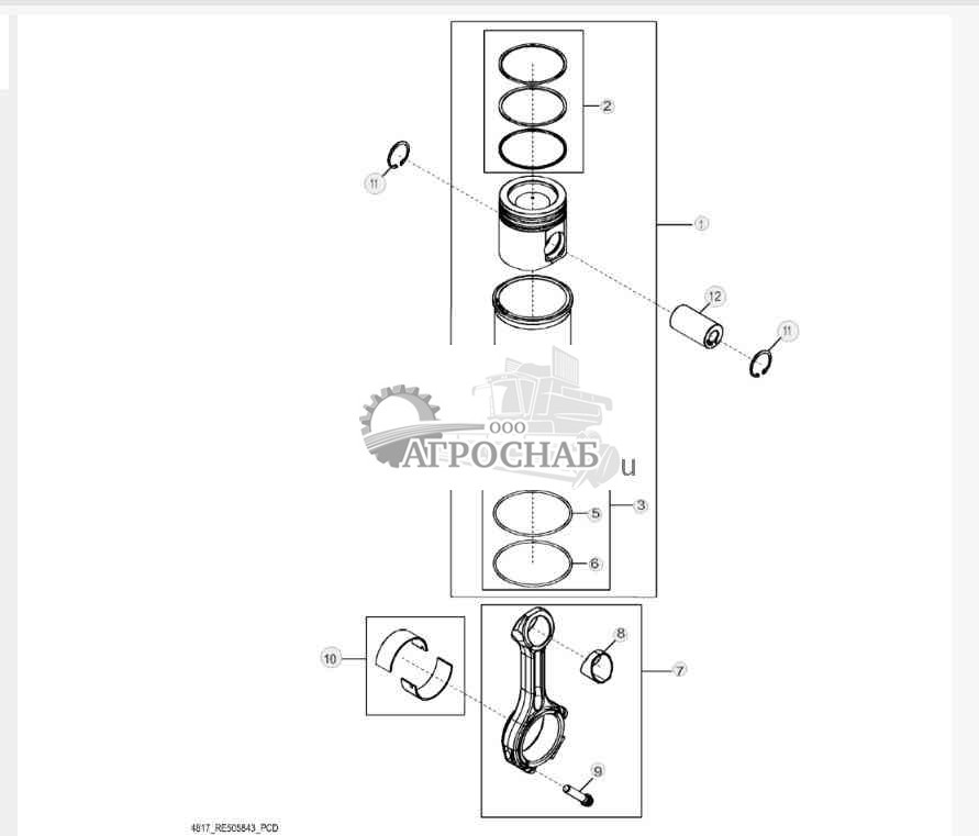 4817 Connecting Rods and Pistons 